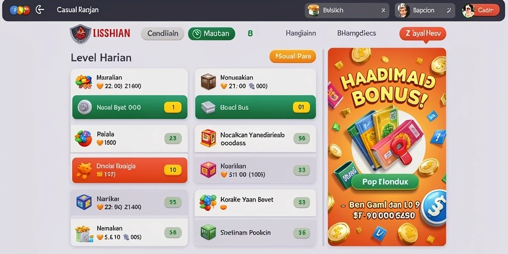 Tampilan antarmuka yang user-friendly dan intuitif.