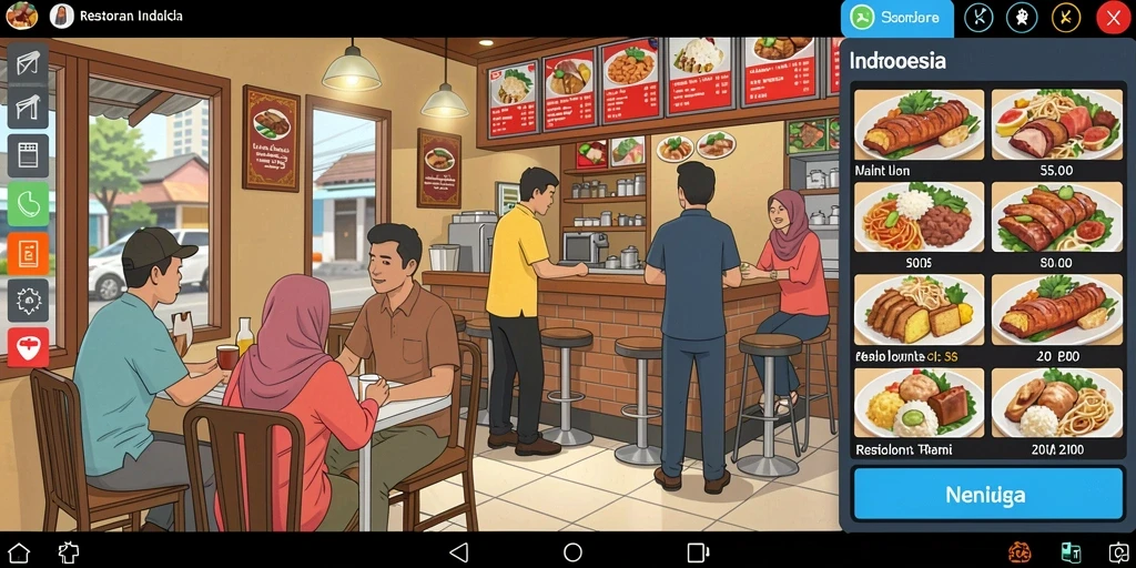 Tangkapan layar menunjukkan grafik yang memukau.