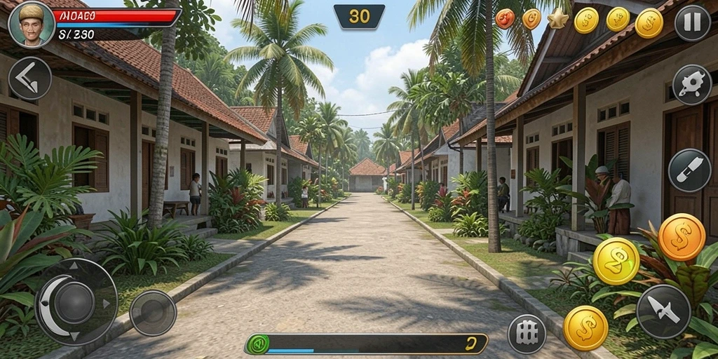 Screenshot aplikasi HARGATOTO menunjukkan antarmuka yang menarik.