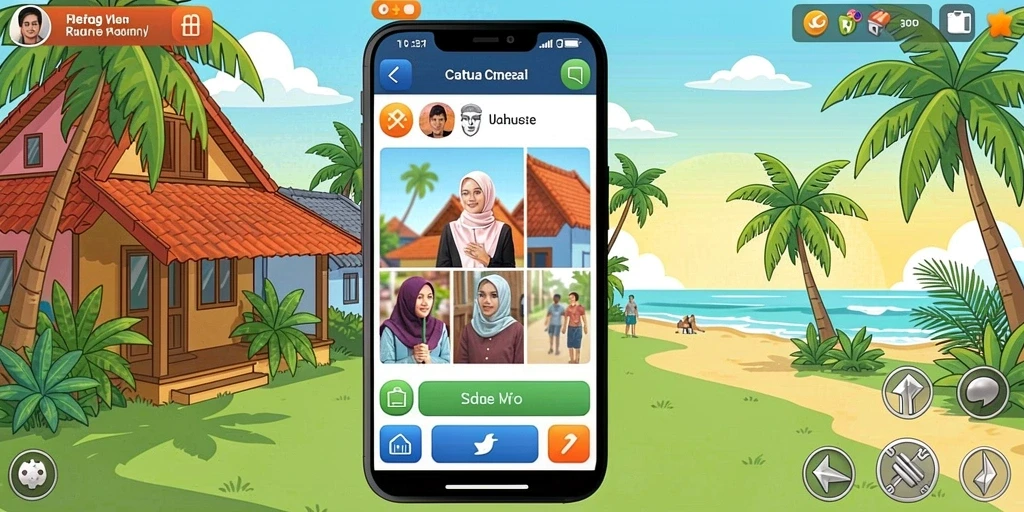 Tampilan antarmuka yang modern dan nyaman.