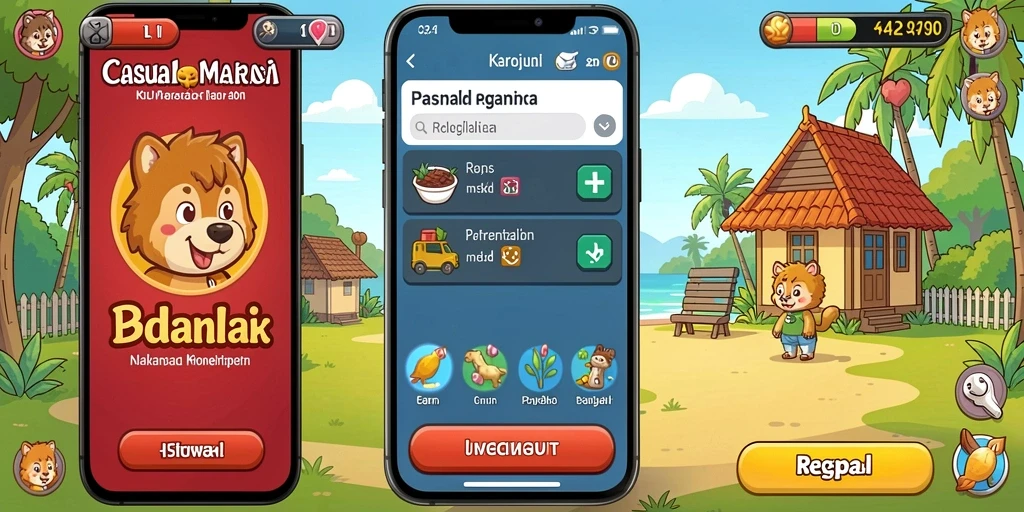 Tampilan antarmuka yang menarik dan modern.