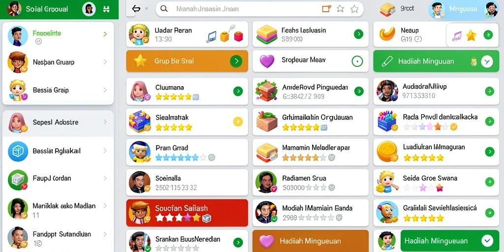 Tampilan antarmuka yang menarik dan mudah digunakan.