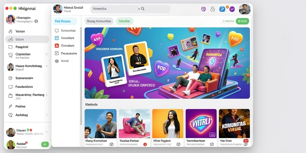 Tampilan grafis yang menarik di POPWIN.