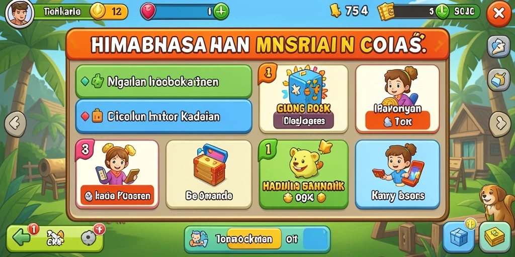 Tampilan grafis yang memukau dan berwarna.
