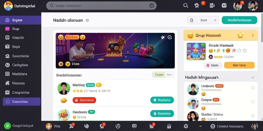 Tampilan antarmuka yang intuitif dan menarik.