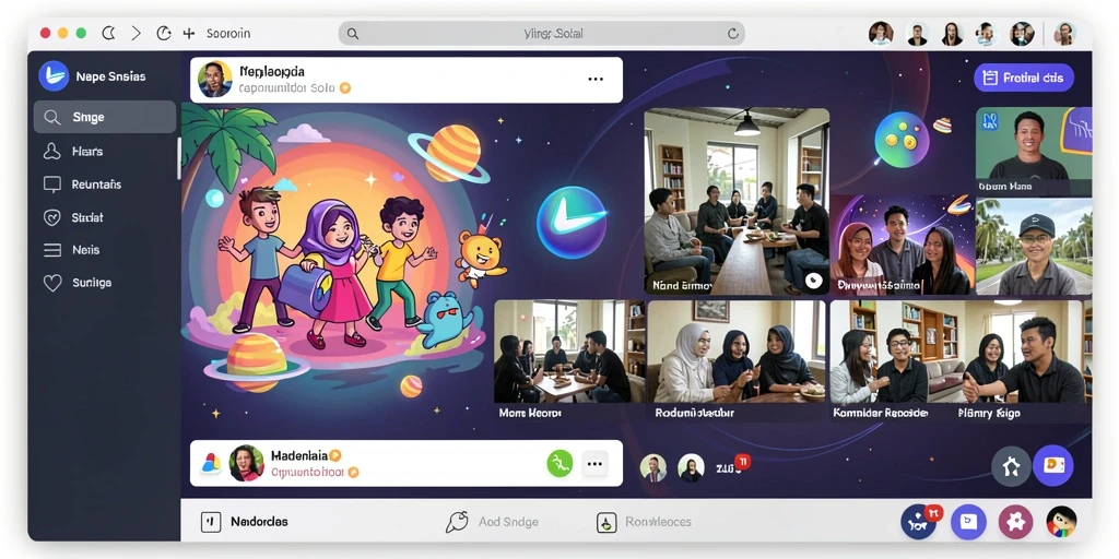 Screenshot menunjukkan antarmuka permainan yang menarik.