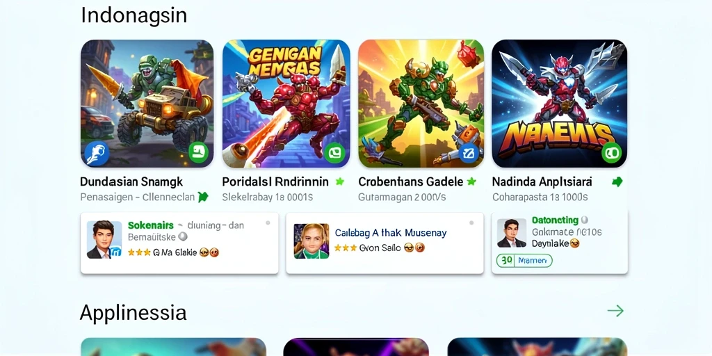 Screenshot menunjukkan tampilan awal permainan yang menarik.