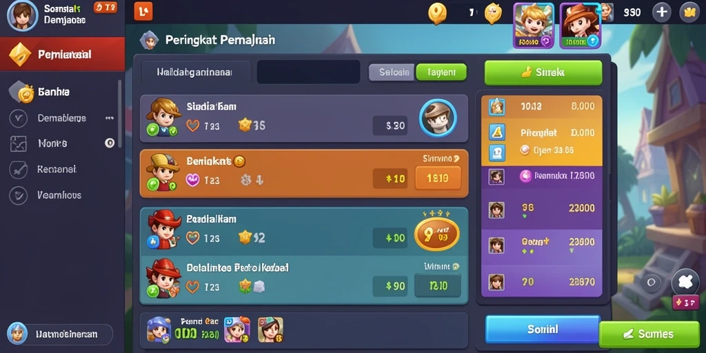 Tampilan antarmuka yang menarik dan intuitif.